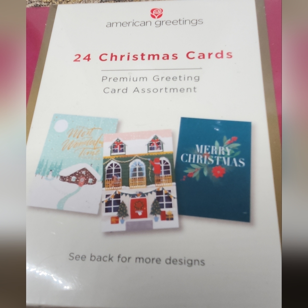 Boxed Holiday Cards Set 24ct - American Greetings: Christmas Cards Pack - Picture 2 of 12